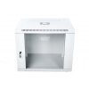 Digitus Szafa wisząca jednosekcyjna 19 9U 501/600/450 mm, drzwi szklane, szara (RAL 7035), zmontowana
